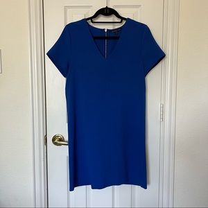 Felicity & Coco Royal Blue V-Neck Shift Dress
